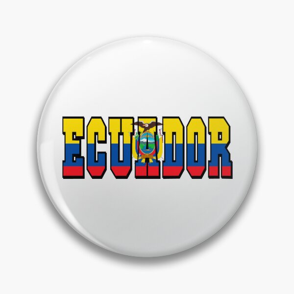 Item preview, Ecuador Country Flag Typography designed and sold by TravelWish.