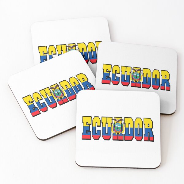 Item preview, Ecuador Country Flag Typography designed and sold by TravelWish.