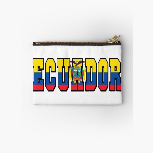 Item preview, Ecuador Country Flag Typography designed and sold by TravelWish.