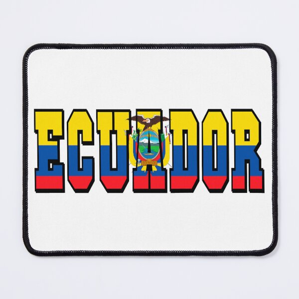 Item preview, Ecuador Country Flag Typography designed and sold by TravelWish.
