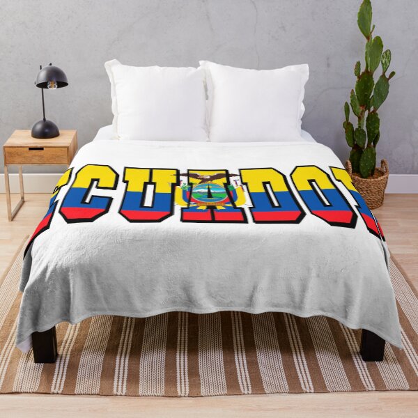 Item preview, Ecuador Country Flag Typography designed and sold by TravelWish.