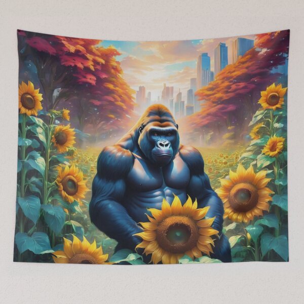 Item preview, Sunflower Gorilla designed and sold by Bunmigraphics .