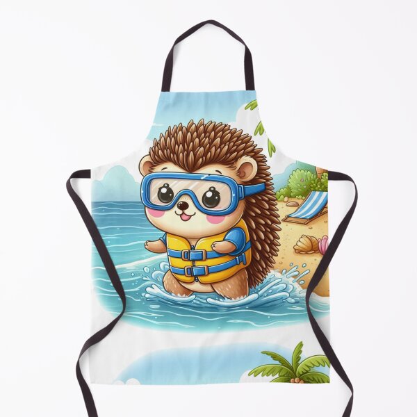 Item preview, hedgehog on the beach designed and sold by rayo-art.