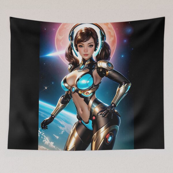 Item preview, Space Girl In Cyber Suit designed and sold by NPC-Trader.