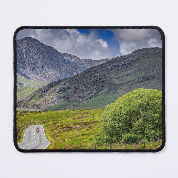 Item preview, Biker in Snowdonia Wales designed and sold by AJEvans.