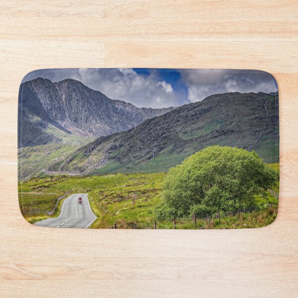 Item preview, Biker in Snowdonia Wales designed and sold by AJEvans.