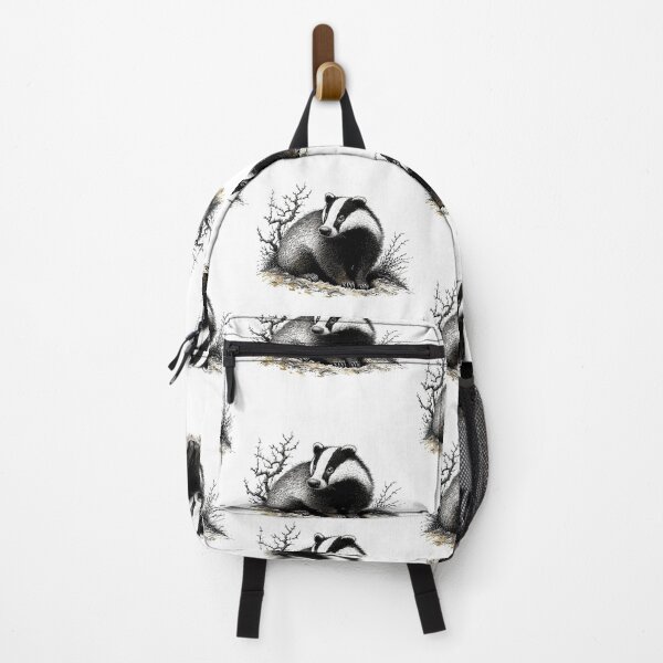 Item preview, Pensive Badger Standing In Thorn Bush designed and sold by EdgyEdgeArt.