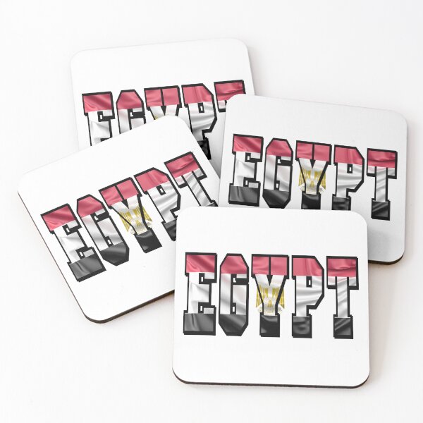 Item preview, Egypt Country Flag Typography designed and sold by TravelWish.