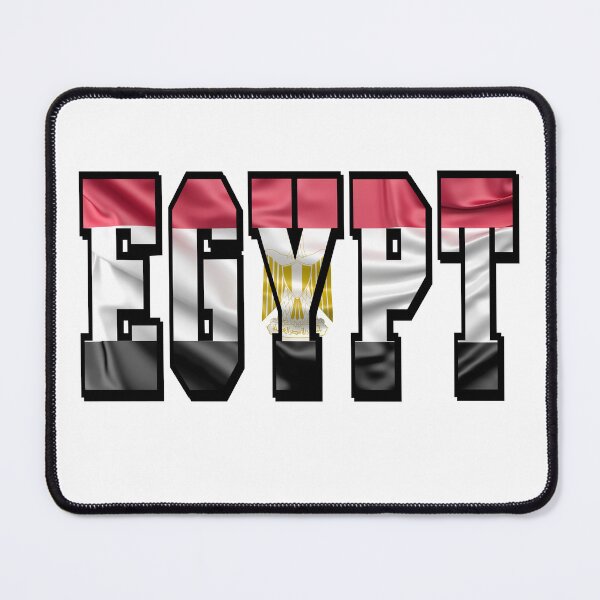 Item preview, Egypt Country Flag Typography designed and sold by TravelWish.
