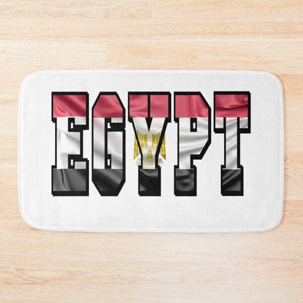 Item preview, Egypt Country Flag Typography designed and sold by TravelWish.