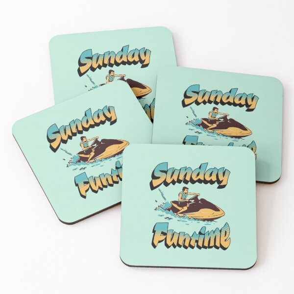 Item preview, Sunday Funtime with Jet water sports designed and sold by BlueGoldArt.