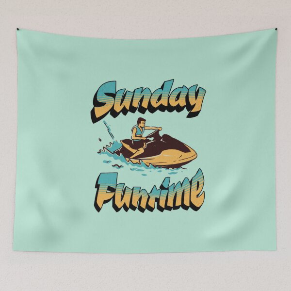 Item preview, Sunday Funtime with Jet water sports designed and sold by BlueGoldArt.