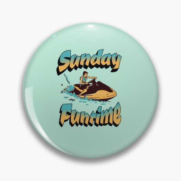 Item preview, Sunday Funtime with Jet water sports designed and sold by BlueGoldArt.