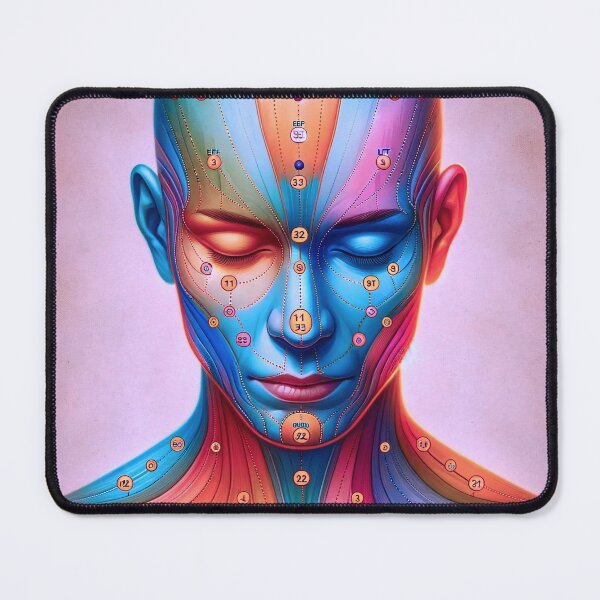 Item preview, Abstract Accupuncture Portrait - Pink  designed and sold by PyxieZen.