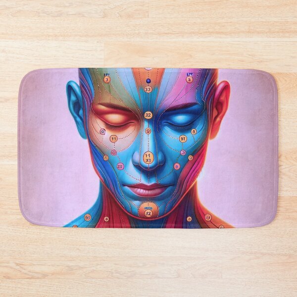Item preview, Abstract Accupuncture Portrait - Pink  designed and sold by PyxieZen.