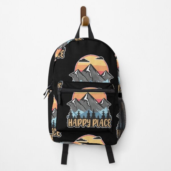 Item preview, Mountains are my happy place designed and sold by CosmicFreedom9.