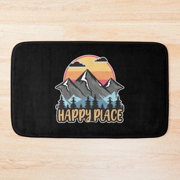 Item preview, Mountains are my happy place designed and sold by CosmicFreedom9.