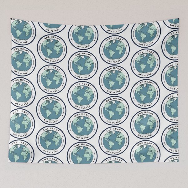 Item preview, One Heart, One Planet designed and sold by BettySpicer.