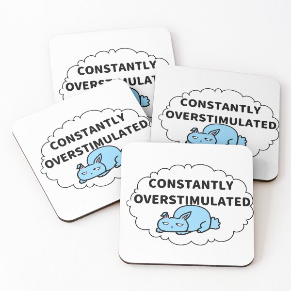 Item preview, Constantly Overstimulated Bunny designed and sold by Paxy Designs.