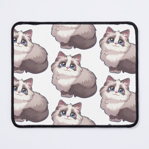 Item preview, Ragdoll Kawaii Famous Cat Breeds Animal Inspired Art and Stickers designed and sold by CDC40.