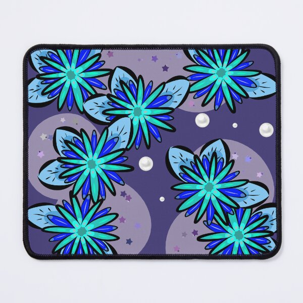 Item preview, Winter blue flowers designed and sold by Mimignonne.