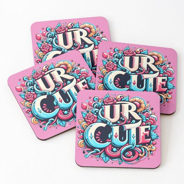 Item preview, Ur Cute, typography, rose designed and sold by maxmaj.