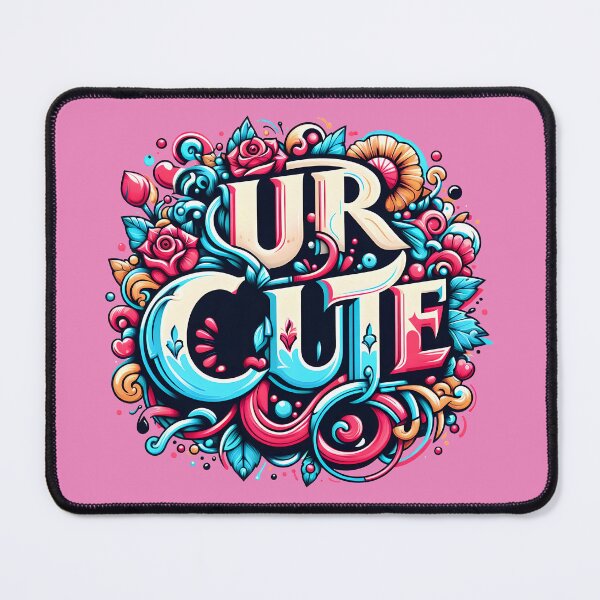 Item preview, Ur Cute, typography, rose designed and sold by maxmaj.