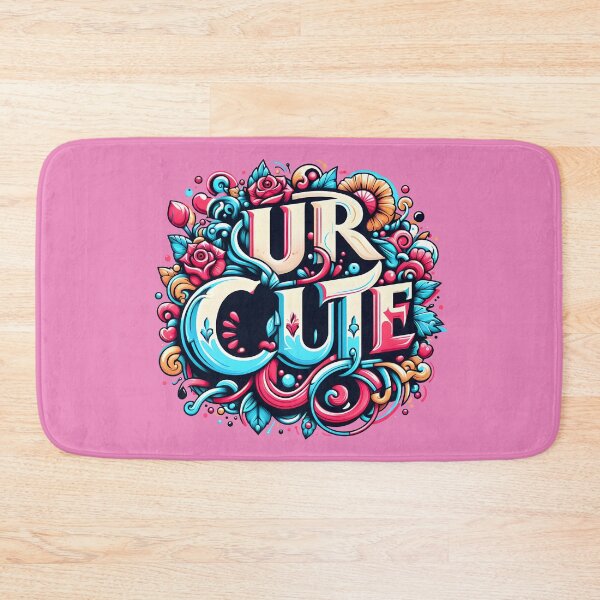 Item preview, Ur Cute, typography, rose designed and sold by maxmaj.