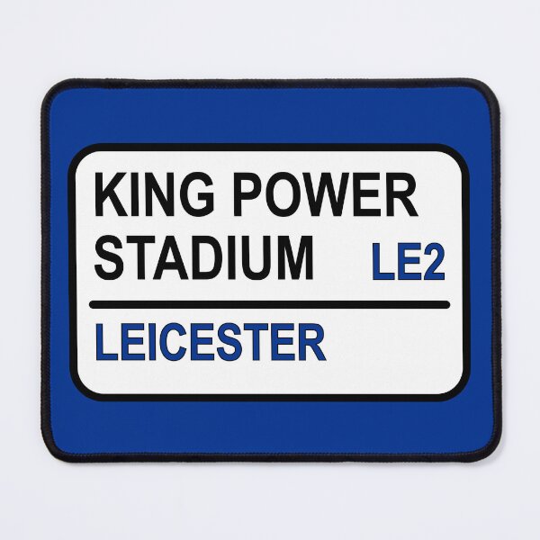 Item preview, King Power Stadium Football Sign designed and sold by BlockyB.