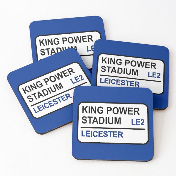Item preview, King Power Stadium Football Sign designed and sold by BlockyB.