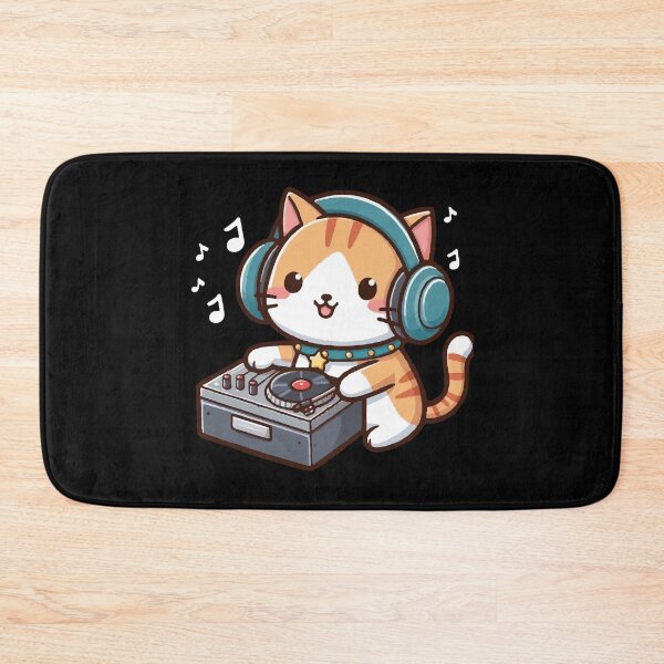 Item preview, Music Lover Cat Kawaii designed and sold by SOMI SOMI.