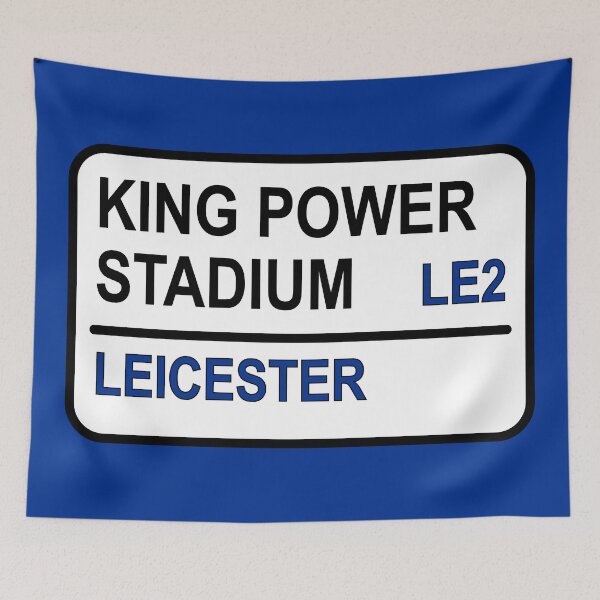 Item preview, King Power Stadium Football Sign designed and sold by BlockyB.