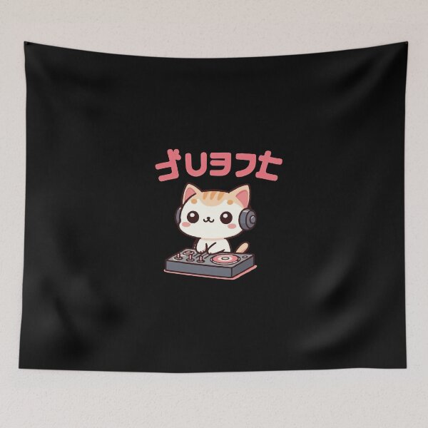 Item preview, Music Lover Cat Edm designed and sold by SOMI SOMI.