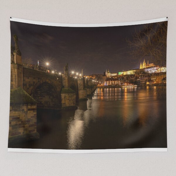 Item preview, Karlov Most by Night  designed and sold by hawkie.