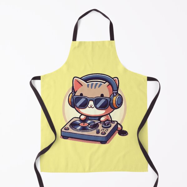 Item preview, Music Lover Cat DJ designed and sold by SOMI SOMI.