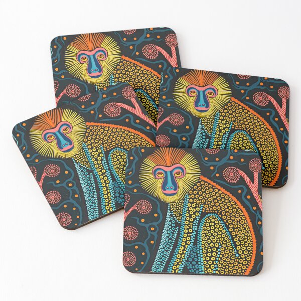 Item preview,  Style Colorful Mandrill Illustration designed and sold by GulDesignCo.