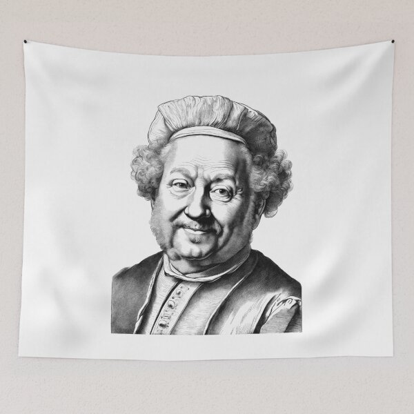 Item preview, Portrait of Rembrandt Harmenszoon van Rijn designed and sold by NTGUILTY.