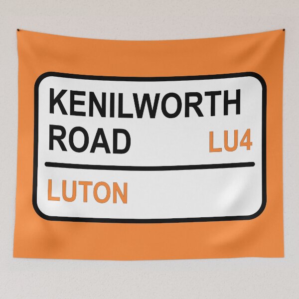 Item preview, Kenilworth Road Football Sign designed and sold by BlockyB.