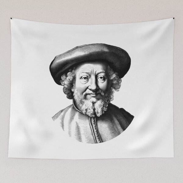 Item preview, Rembrandt portrait designed and sold by NTGUILTY.