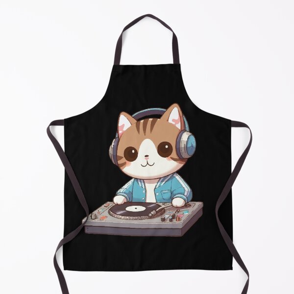 Item preview, Music Lover Cat Producer designed and sold by SOMI SOMI.