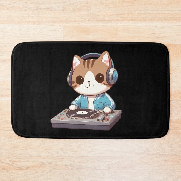 Item preview, Music Lover Cat Producer designed and sold by SOMI SOMI.