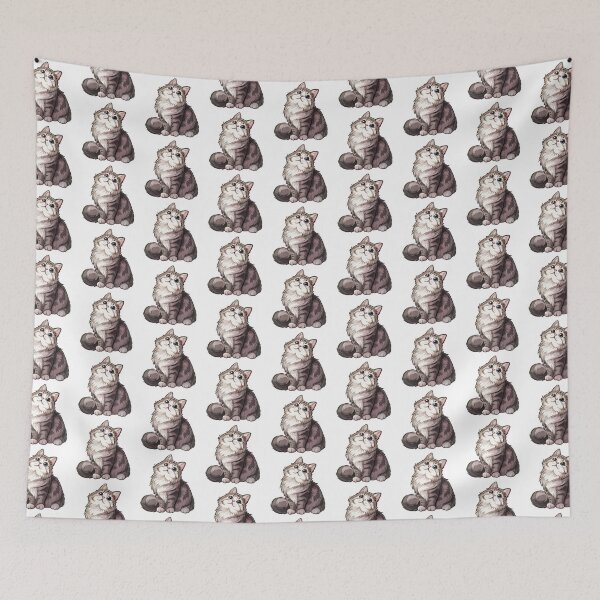 Item preview, Siberian Kawaii Famous Cat Breeds Animal Inspired Art and Stickers designed and sold by CDC40.
