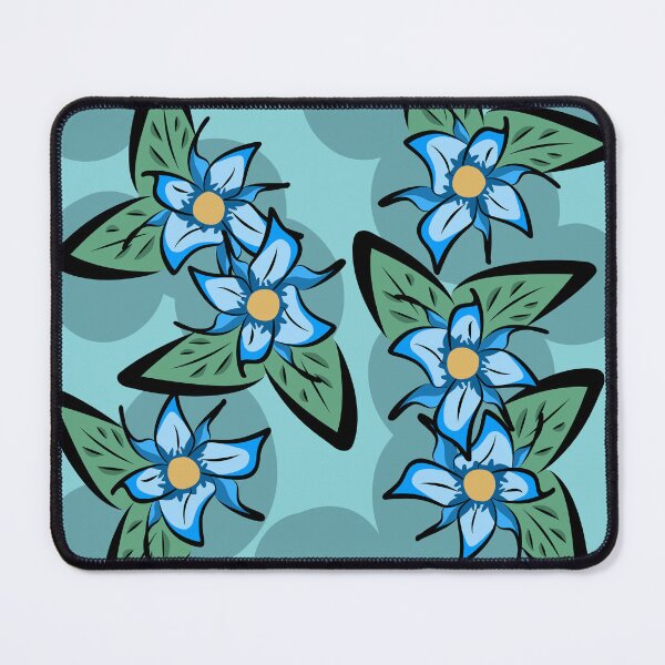 Item preview, Frozen blue flowers designed and sold by Mimignonne.