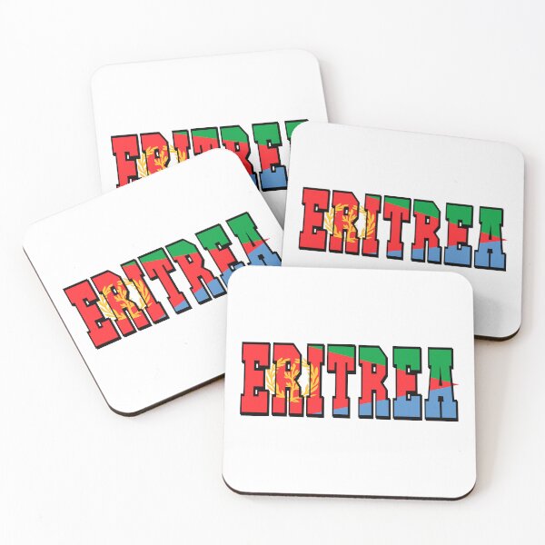 Item preview, Eritrea Country Flag Typography designed and sold by TravelWish.