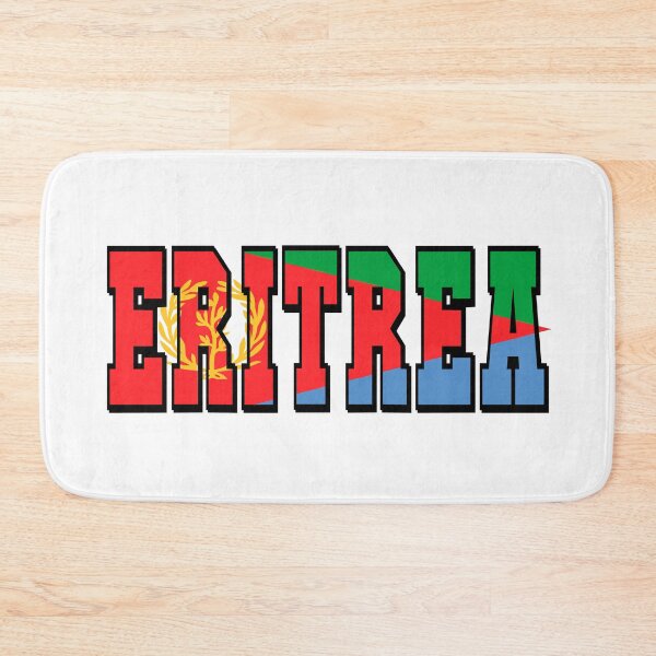 Item preview, Eritrea Country Flag Typography designed and sold by TravelWish.