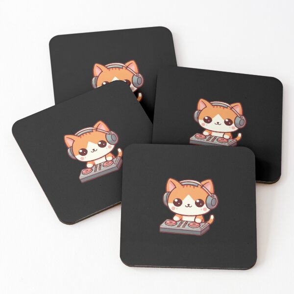 Item preview, Music Lover Orange Cat designed and sold by SOMI SOMI.