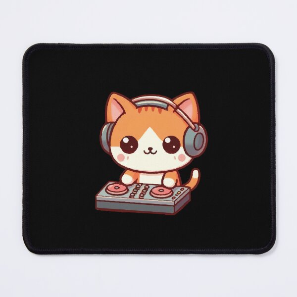 Item preview, Music Lover Orange Cat designed and sold by SOMI SOMI.