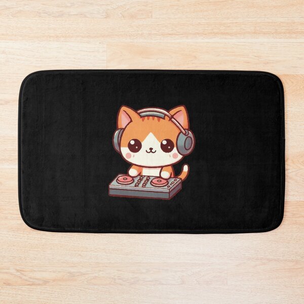 Item preview, Music Lover Orange Cat designed and sold by SOMI SOMI.