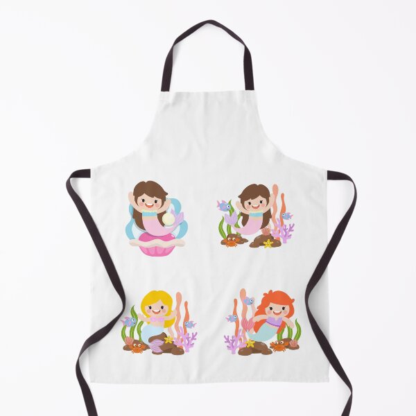 Item preview, four cute little mermaids in a coral designed and sold by huape.