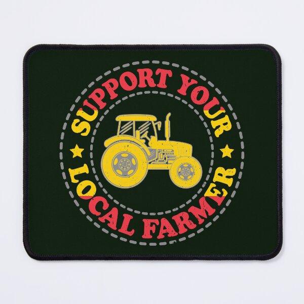 Item preview, Support Your Local Farmer, ES, Spain, Madrid, Tractor designed and sold by Cerulean-Shop.